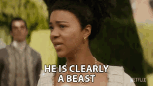 He Is Clearly A Beast Young Queen Charlotte GIF - He Is Clearly A Beast Young Queen Charlotte Queen Charlotte A Bridgerton Story GIFs