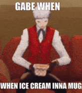 Persona Ice Cream GIF - Persona Ice Cream Mug GIFs