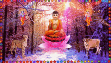 Lord Buddha Sparkle GIF - Lord Buddha Sparkle Stars GIFs