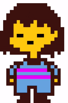 frisk disappears undertale pixel indie game