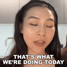 Thats What Were Doing Today Tina Yong GIF - Thats What Were Doing Today Tina Yong Thats The Plan For Today GIFs