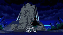 Stfu Brushogun GIF - Stfu Brushogun Teen Titans GIFs