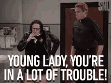 Young Lady Youre In A Lot Of Trouble Annoyance GIF - Young Lady Youre In A Lot Of Trouble Young Lady Youre In A Lot Of Trouble GIFs