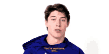 Mitch Marner Youre Welcome Nhl GIF - Mitch Marner Youre Welcome Nhl Toronto Maple Leafs GIFs