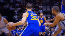 Steph Curry With The Toss Up GIF