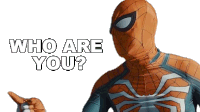 Who Are You Spiderman Sticker - Who Are You Spiderman Laugh Over Life Stickers