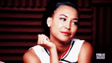 Glee Santana Lopez GIF - Glee Santana Lopez Shrug GIFs