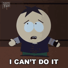 I Cant Do It Butters Stotch GIF - I Cant Do It Butters Stotch South Park GIFs