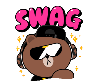 Swag Cool Sticker - Swag Cool Mocha Stickers