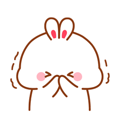 Love Cute Sticker - Love Cute Bunny Stickers