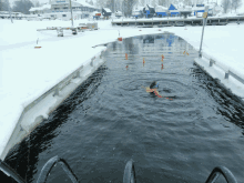 Ice Swimming Kemi Finland GIF