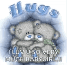 I Love You So Much Baby Girl Hugs GIF - I Love You So Much Baby Girl Hugs Bear GIFs