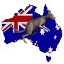 Low Res Kangaroo Hop GIF