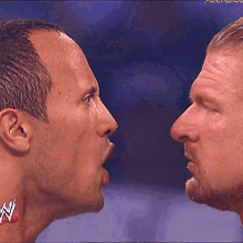 Triple H The Rock GIF - Triple H The Rock Talk To The Hand GIFs
