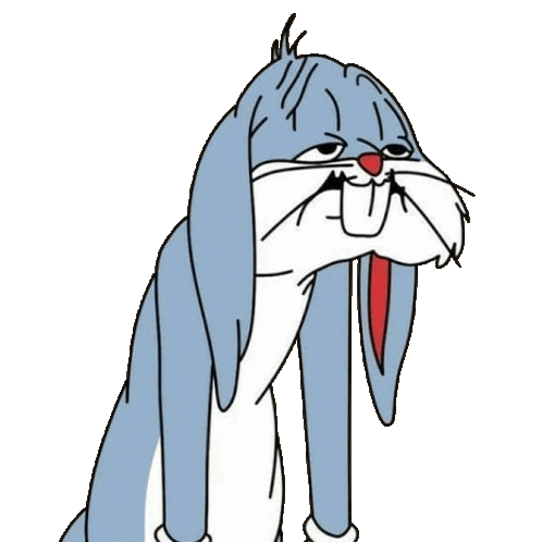 Bugs Bunny Bored Sticker - Bugs bunny Bored Tired - Discover & Share GIFs