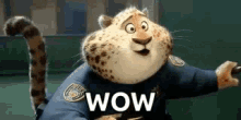 Officer Clawhauser Wow GIF - Officer Clawhauser Wow Zootopia GIFs