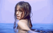 Camila Cabello Singing GIF - Camila Cabello Singing Under The Water GIFs