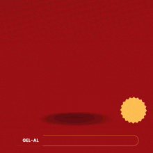 a hamburger is on a red background with the word urger sh