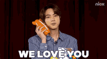 We Love You Jin GIF - We Love You Jin Bts GIFs