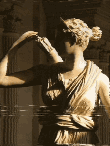 Artemis Statue GIF - Artemis Statue Greek Goddess GIFs