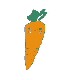 carrot vegetable smile happy eat your veggies