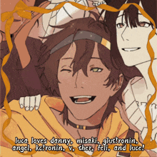 luca loves danny misaki glut ronin angel kc ronin v their feli and luce