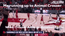Animal Crosser Crosser GIF - Animal Crosser Crosser Baseball Chats GIFs