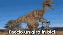 dinosaur t rex bike ride