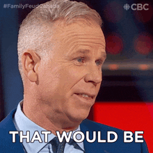 That Would Be Crazy Bad Gerry Dee GIF - That Would Be Crazy Bad Gerry Dee Family Feud Canada GIFs