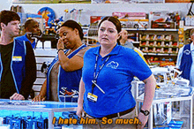 superstore dina fox i hate him so much i hate him i dont like him