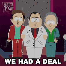 We Had A Deal Gino GIF - We Had A Deal Gino South Park GIFs