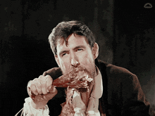Eating Chicken GIF
