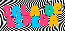a colorful sign that says sala de espera on it