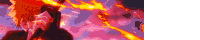 a pixel art of a person with red hair holding a microphone .