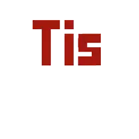a red logo that says tis wa on it