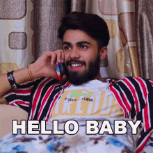 Hello Baby Rahul Jha GIF - Hello Baby Rahul Jha Shaitan Rahul GIFs