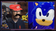 Mario Bros Sonic GIF - Mario Bros Sonic Hedgehog GIFs