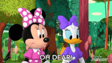 Oh Dear Minnie Mouse GIF - Oh Dear Minnie Mouse Daisy Duck GIFs