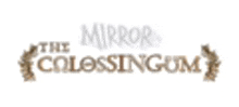 the mirror colosseum logo is a blurred image of the mirror colosseum on a white background .