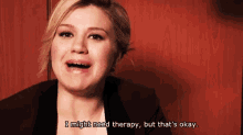 kelly clarkson mental health therapy thats okay help