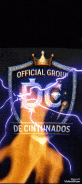 a logo for the official group of dc de cintunados