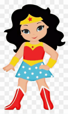 Kid Wonder Woman GIF