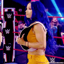 Sasha Banks Smack Down GIF - Sasha Banks Smack Down World Wrestling Entertainment GIFs