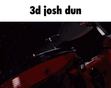 a picture of a drum set with the words 3d josh dun below it