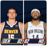 Denver Nuggets (82) Vs. New Orleans Pelicans (82) Third-fourth Period Break GIF - Nba Basketball Nba 2021 GIFs