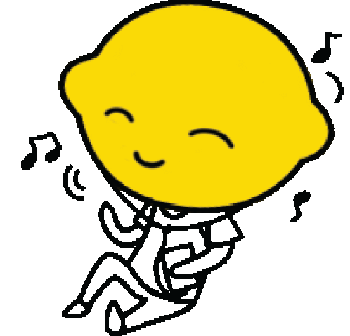 Happy Lemon Music Sticker - Happy Lemon Music Listen Music Stickers