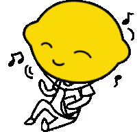 Happy Lemon Music Sticker - Happy Lemon Music Listen Music Stickers