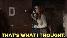 Station 19 Carina Deluca GIF - Station 19 Carina Deluca Thats What I Thought GIFs