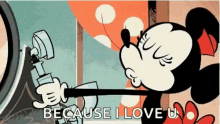Minnie Mouse Disney GIF - Minnie Mouse Disney I Love You GIFs