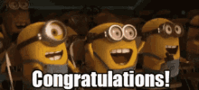Minion Congrats GIF - Minion Congrats Congratulations GIFs